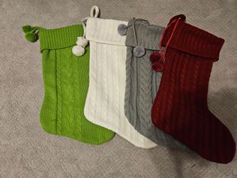 Sweater style Christmas stockings