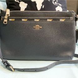 Coach Navy Blue Crossbody