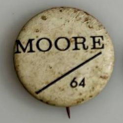Vintage Antique Collectible Moore 64 Pin Button