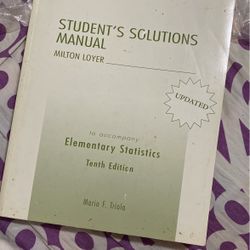 Elementary Statistics Answer Book 