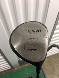 Spaulding Titanium Driver 1 Wood Golf Club
