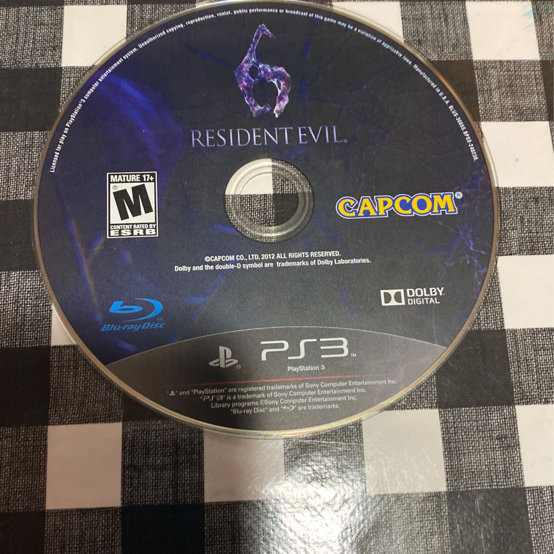 Resident Evil 6 PS3 Game
