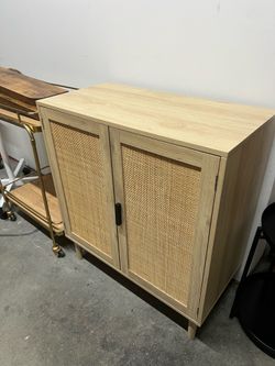 Wood buffet cabinet