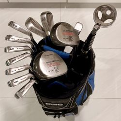 Complete Left-Handed Golf Bundle – King Cobra Oversize LH Irons + OGIO Bag | Putter | Woods | Accessories