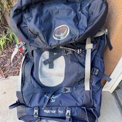 Osprey Aether 70 Backpacking Pack Hiking Back Pack 