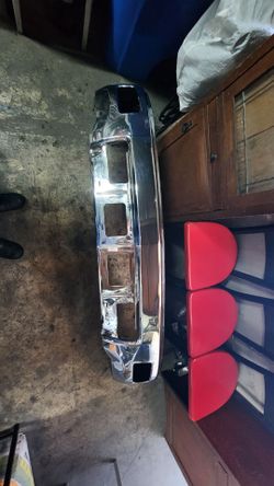 2014-2015 CHEVY SILVERADO FRONT BUMPER CROME