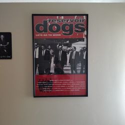 Framed Movie Poster Collectible Reservoir Dogs