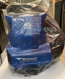 New Kobalt Cordless 40v Backpack Blower