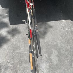 Assorted Fishing Rods