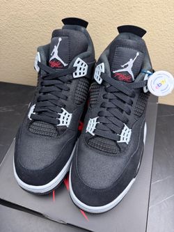 Jordan 4 Black Canvas