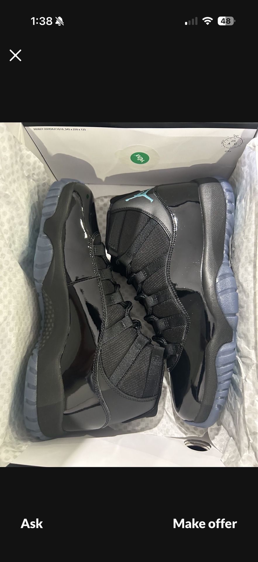 Nike Air Jordan Concorde Gamma 8.5