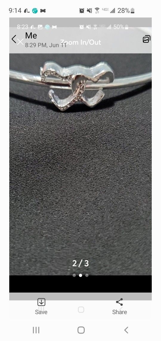 Two Heart Bracelet