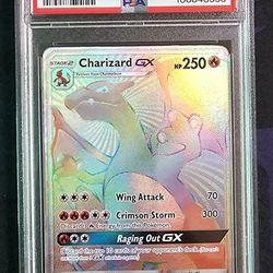Charizard GX (Secret) 150/147 Sm-Burning Shadows Holo PSA 2