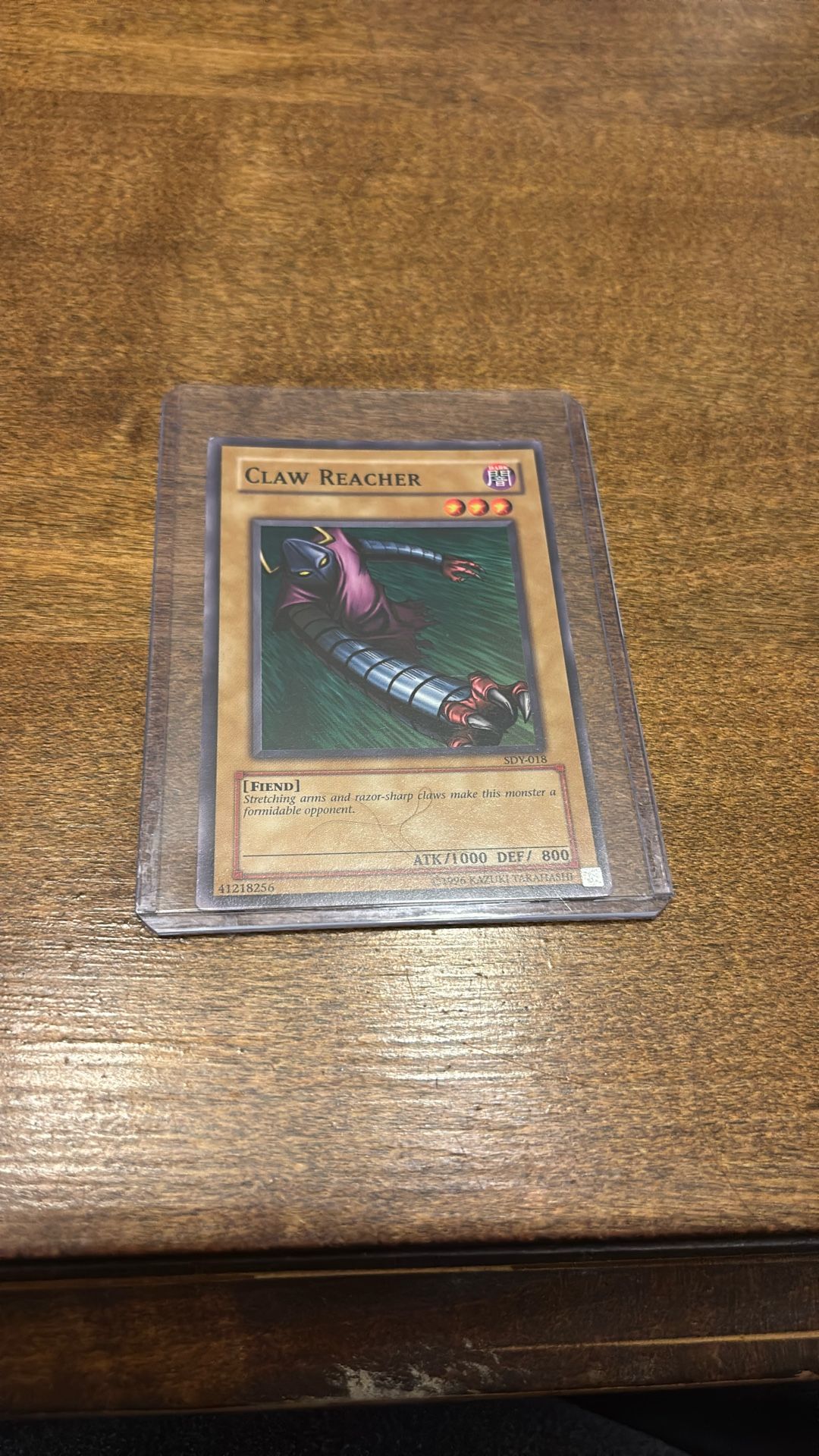 1996 Yugioh Claw Reacher SDY-018