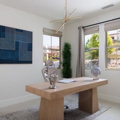 $450 (Orig $999) CB2 - Ridge 66" Bleached Oak Desk With Drawer