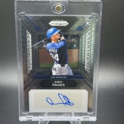 2024 Panini Prizm Sensational Signatures - Andy Pages #SS-AP Auto Rookie