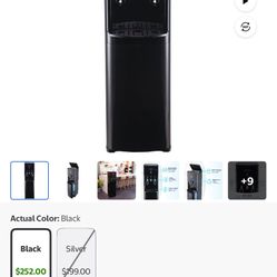 Primo Water Bottom Loading Pro 2 Temp Water Dispenser with Single-Serve Coffee Maker, Black