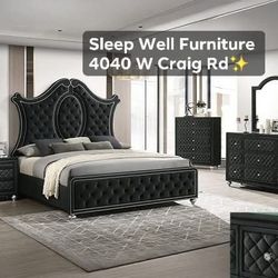 ✨️ 4pc Queen, King Bedroom ✨️ Furniture Sectionals, Dining Avail 