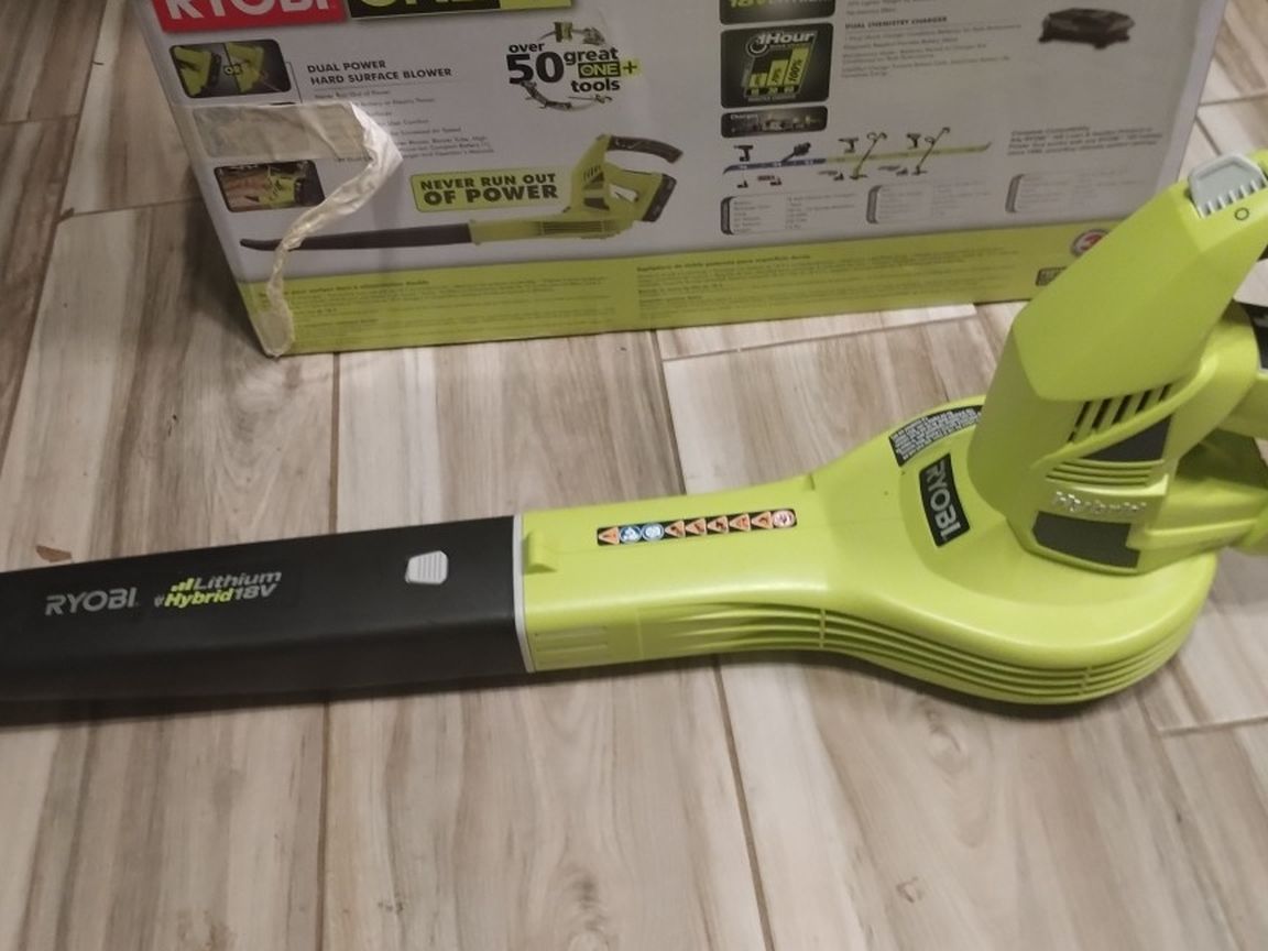 Ryobi P2107 Leaf Hybrid Blower 18 V
