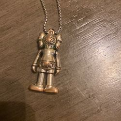 Kaws Silver Pendant