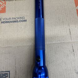 Vintage MAG-LITE LARGE 4D Cell MAGLITE 15” Blue Flashlight Made In USA