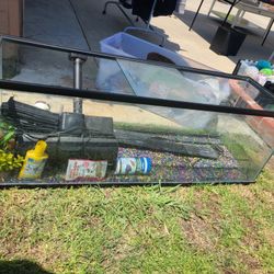 60 Gallon Tank And Small Filter 