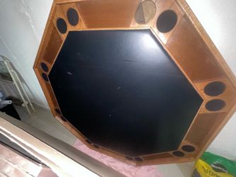 52” Oak Folding Card Table