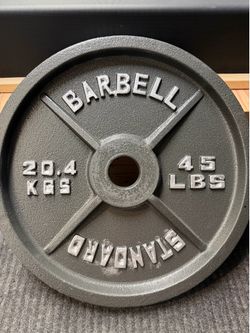 Standard Barbell Olympic Weight Plates