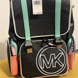 New Men’s Michael Kors Bagpack  Black 