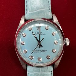 Vintage Diamond Dial Tiffany Blue Rolex/ SALE 