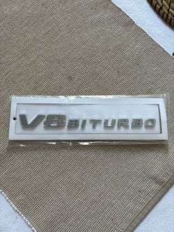 Mercedes Benz V8 Biturbo Badge