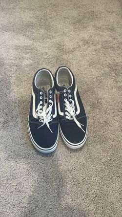 Blue Vans old skool size 12