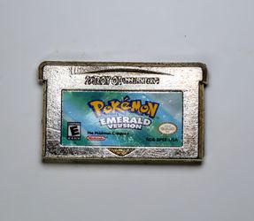 Silver poured 999 oz silver - Nintendo Game Boy Advance Pokemon Emerald Version