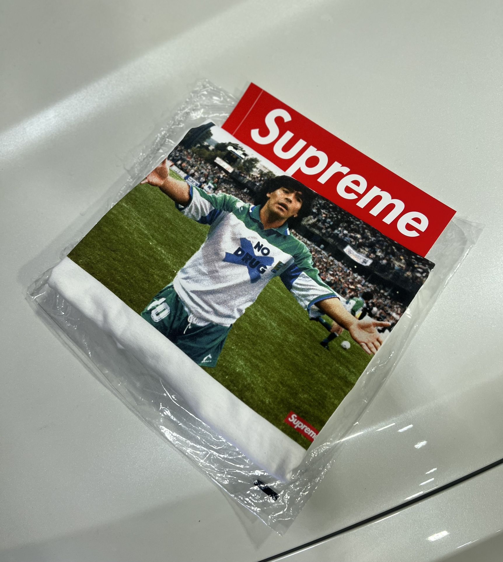 Supreme Armando Maradona “No Drug” T-Shirts