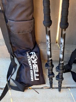 Pair of Foxelli Outdoor Gear Trekking Poles with Carry Bag 2 sets (New) $50 each