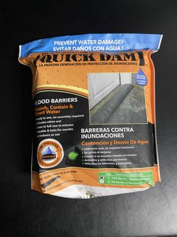 Quick Dam Water-Activated 24”x12” Flood Sandless Sandbags QD1224-6/ Mm