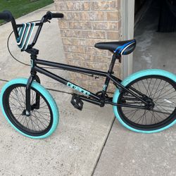 Jet BMX Block Bike Gloss Black and Teal