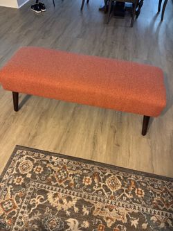 Orange bench