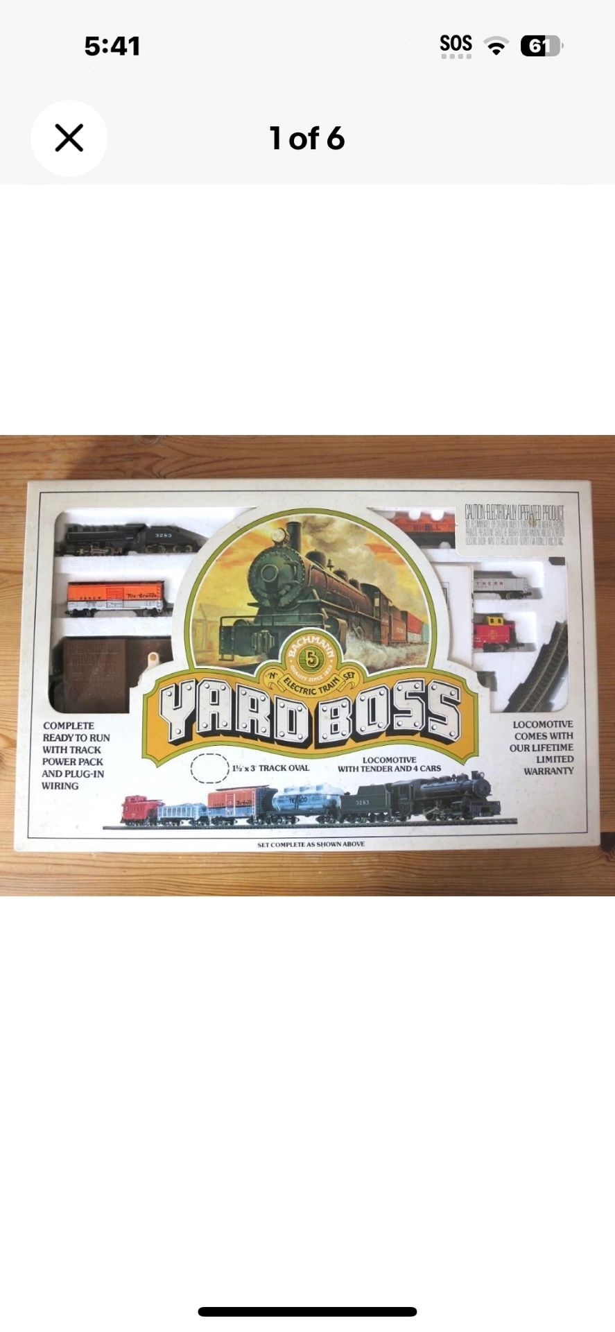 🚂BACHMANN Nscale Yard Boss ITEM NO.4262 Locomotive Track Set