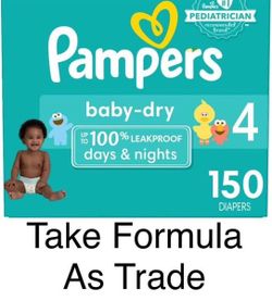 Pampers Baby Dry Size 4 Diapers Pañales