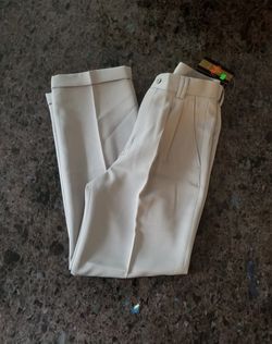 NWT Wayne Italy Style Men's Dress Pants Size 28 Light Grey