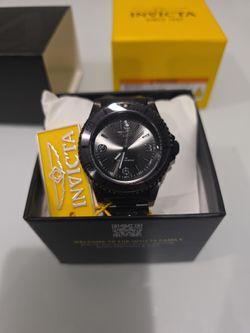 Invicta Men's Black Diver Watch with Box