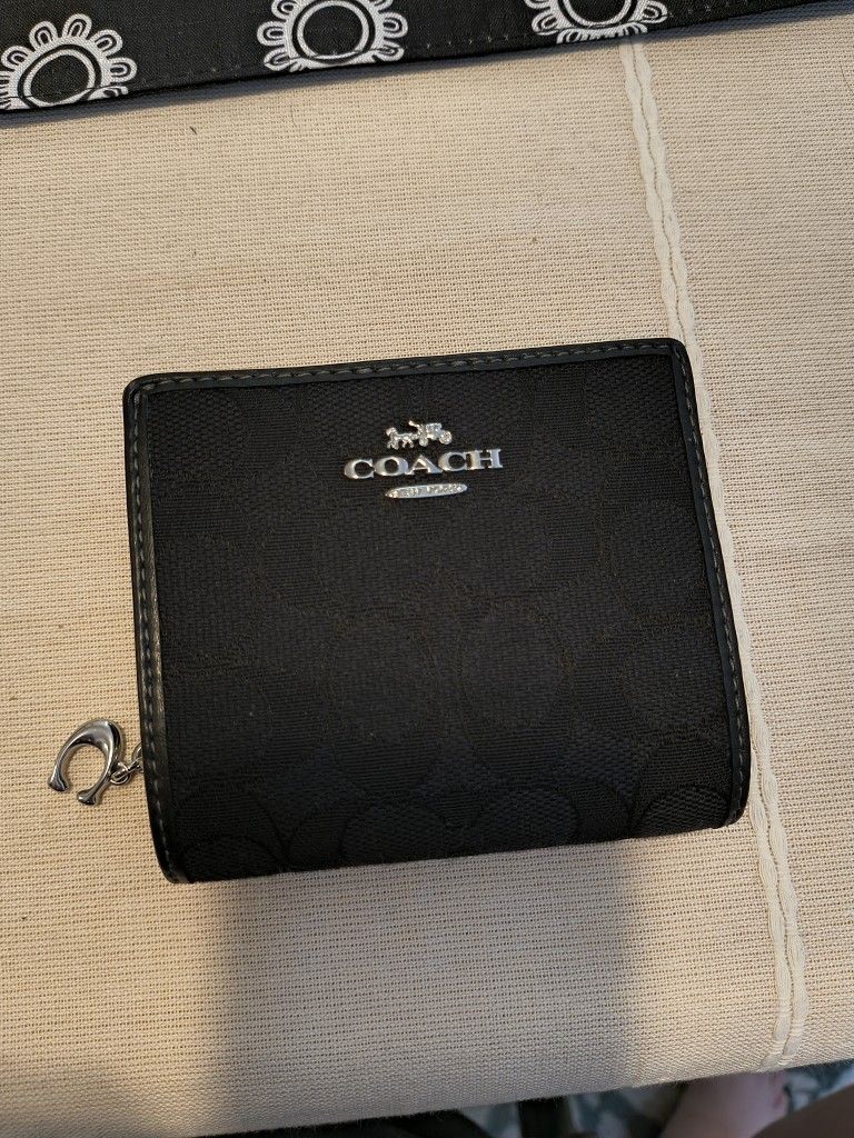 Coach Signature Jacquard Wallet