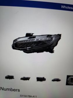 Headlight Assembly For 16-19 Honda Civic