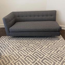 Sale- Kian Geometric Hand Tufted Wool Ivory/Gray Area Rug, Rug Size: Rectangle 7'6" x 9'6"