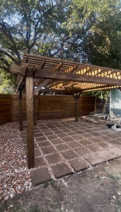 Pavement cedar stain