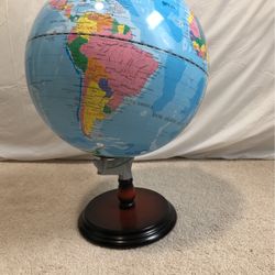 World Globe On Stand