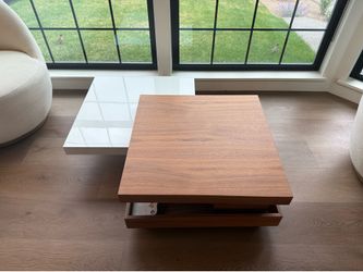 Square Rotating Coffee Table