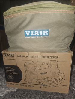 VIAIR 88P - 00088 Portable Compressor Kit with Alligator Clamps,