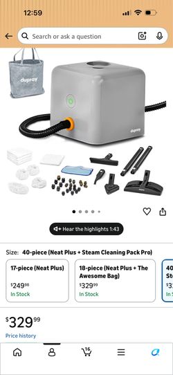 STEAM CLEANER Dupray Neat Plus (brand new in box) never opened paid 329.99